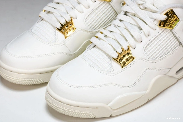 AQ9129-170 Gold Retro 4 Jordan Metallic 0803